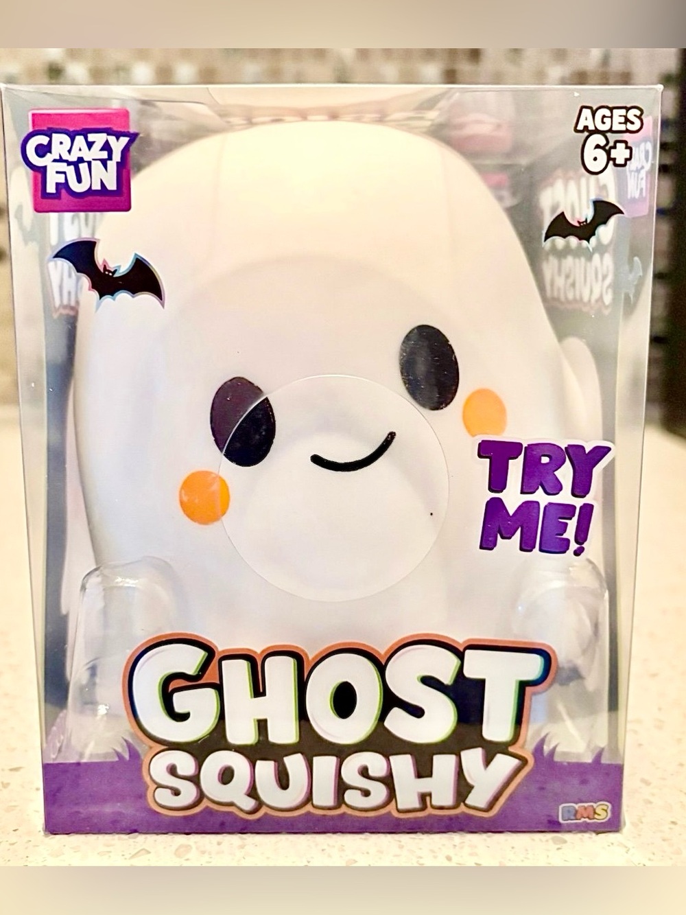 Rare RMS Ghost Squishy Toy- Boy NIB